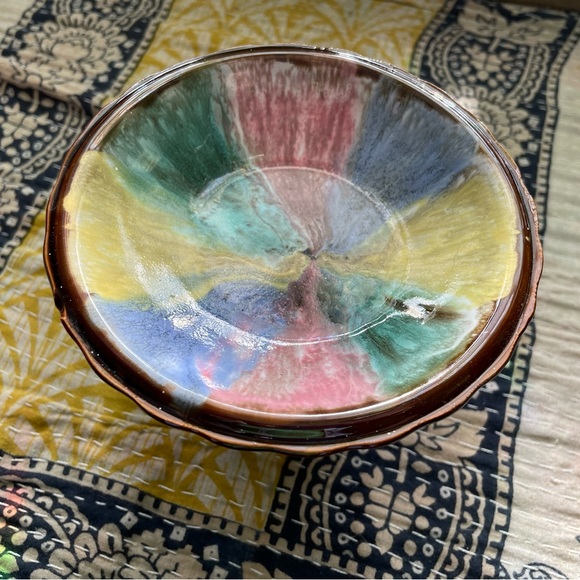 Vintage Tilso Hand Painted Original Pottery Dish Made In Japan - Picture 2 of 14